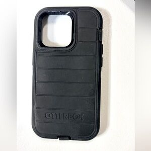 iPhone 14 Pro only OtterBox Rugged Black Phone Case